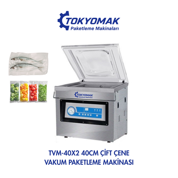 TVM-40x2 40cm Vakum  Paketleme Makinası 