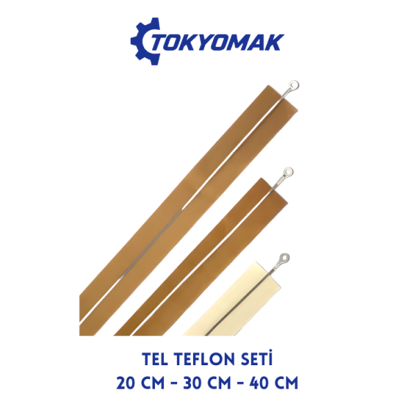 Tel ve Teflon Seti  20cm-30cm-40cm 