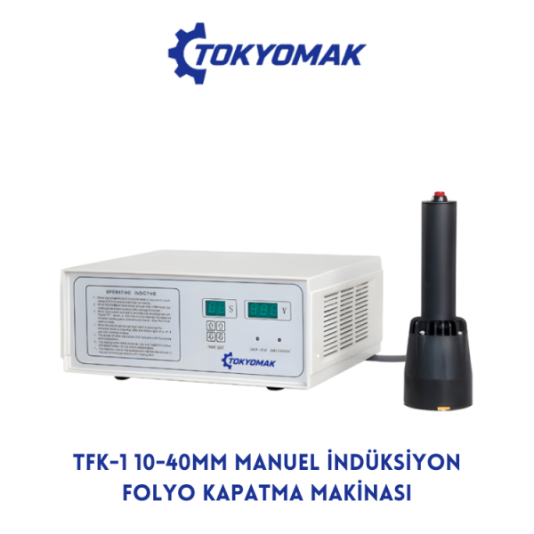 TFK-1 10-40mm Manuel İndiksiyon Folyo Kapatma Makinası