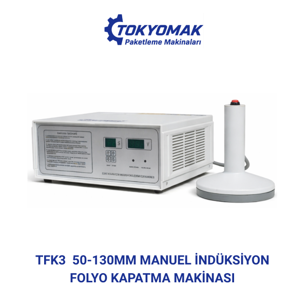 TFK  50-130mm Manuel İndüksiyon Folyo Kapatma Makinası