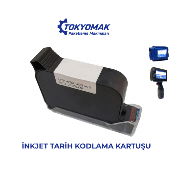 Inkjet Tarih Kodlama Mürekkep Kartuşu 
