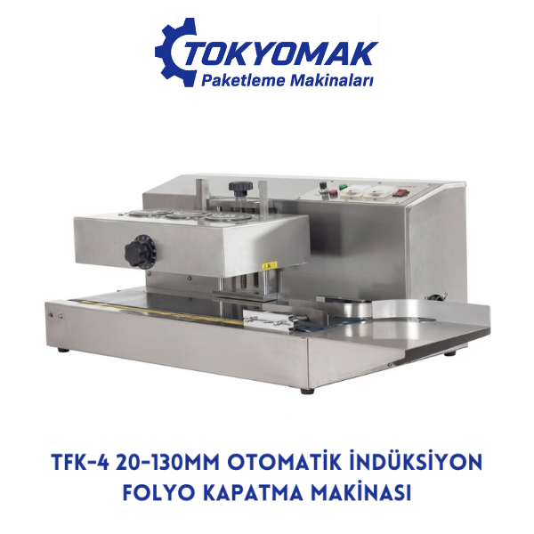 TFK-4 20-130mm Otomatik İndüksiyon Folyo Kapatma Makinası