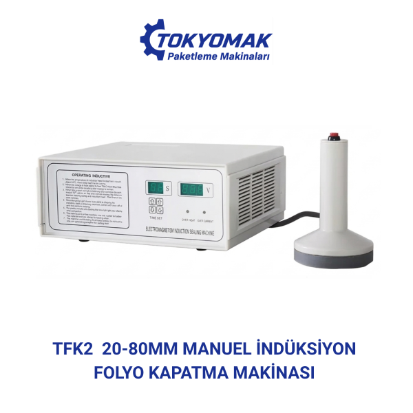 TFK  20-80mm Manuel İndüksiyon Folyo Kapatma Makinası