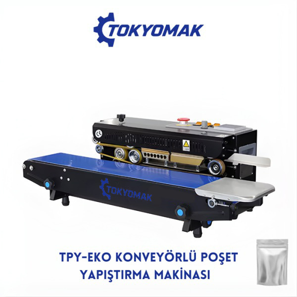 TPY EKO Konveyörlü Poşet Yapıştırma Makinası  
