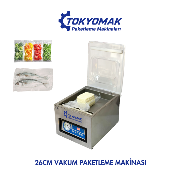 TVM-26 26cm Vakum Paketleme Makinası 