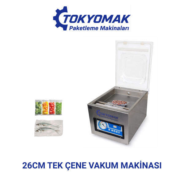 TVM-26 26cm Vakum Paketleme Makinası 