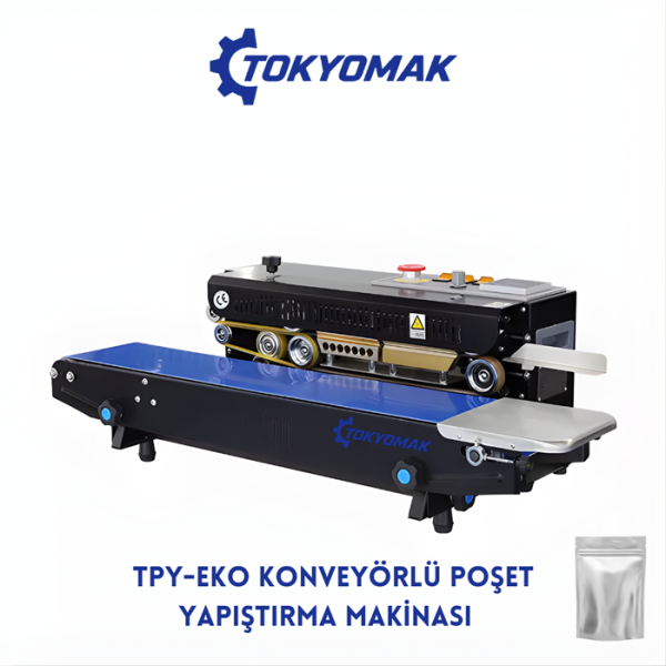 TPY EKO Konveyörlü Poşet Yapıştırma Makinası  